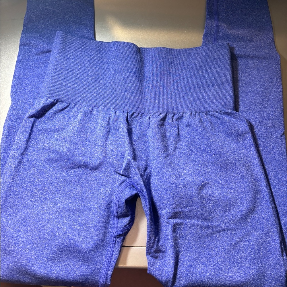 NVGTN Blue High-Waisted Leggings